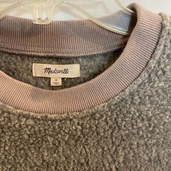 Madewell Polartec Fleece Crewneck Sweatshirt - Picture 4 of 6